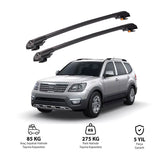 KIA MOHAVE 2008-2019 TRX1 Thunder Carrier Barres transversales pour galerie de toit de voiture, 2 barres